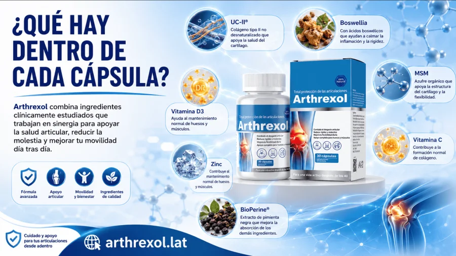 Arthrexol — la fórmula en cápsulas