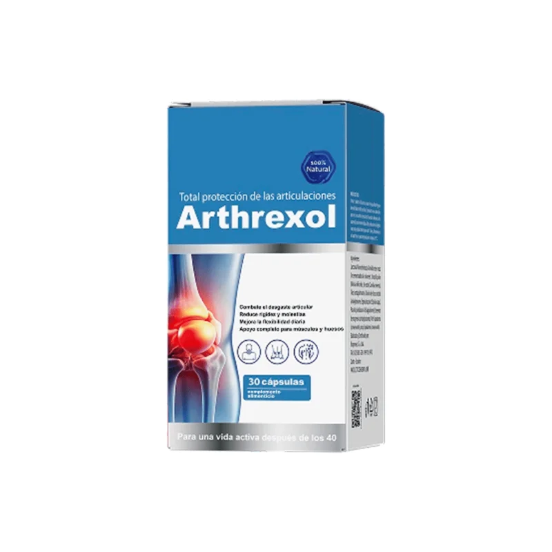 Arthrexol — caja del producto, 30 cápsulas